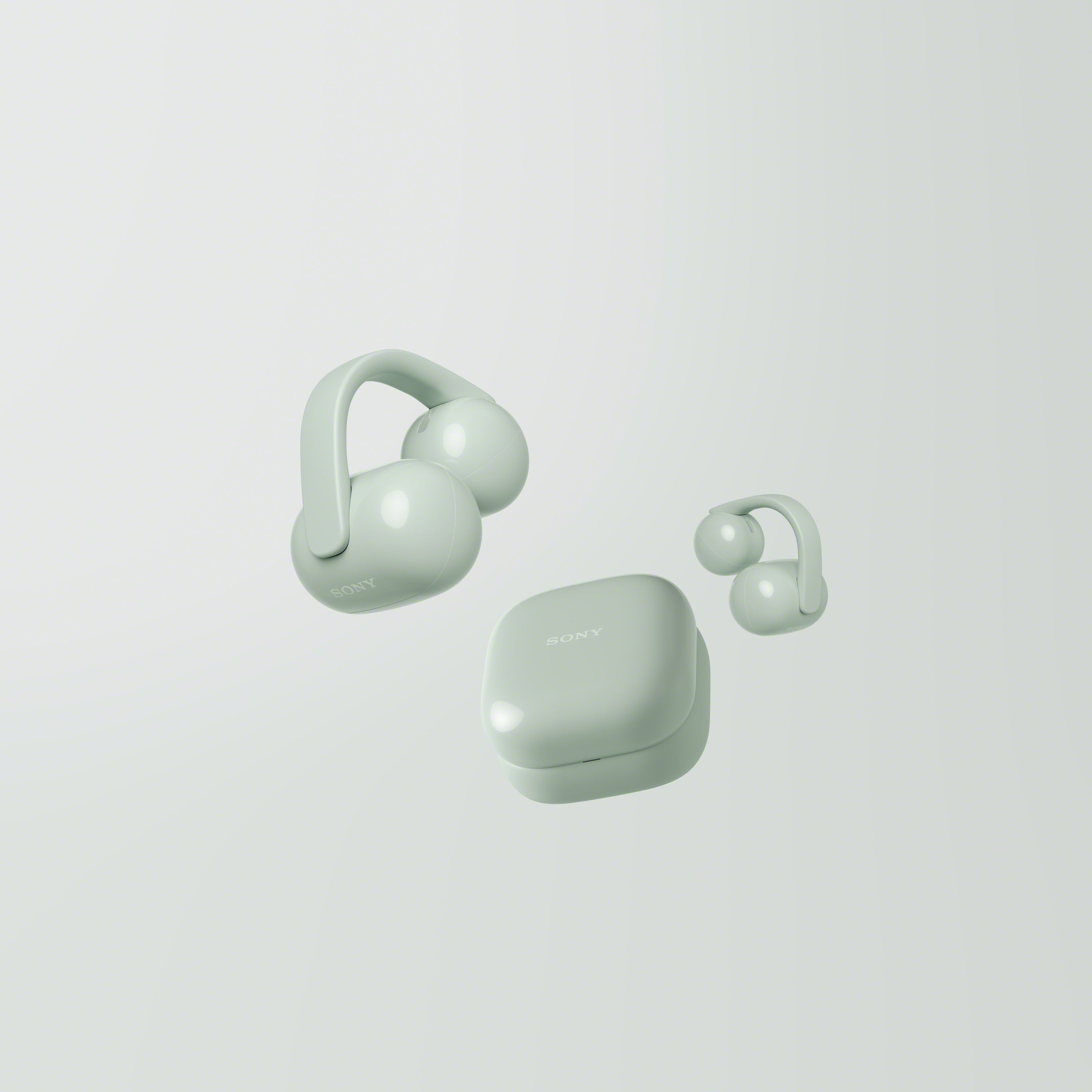 אוזניות קליפס ירוקות Sony Linkbuds Clip 