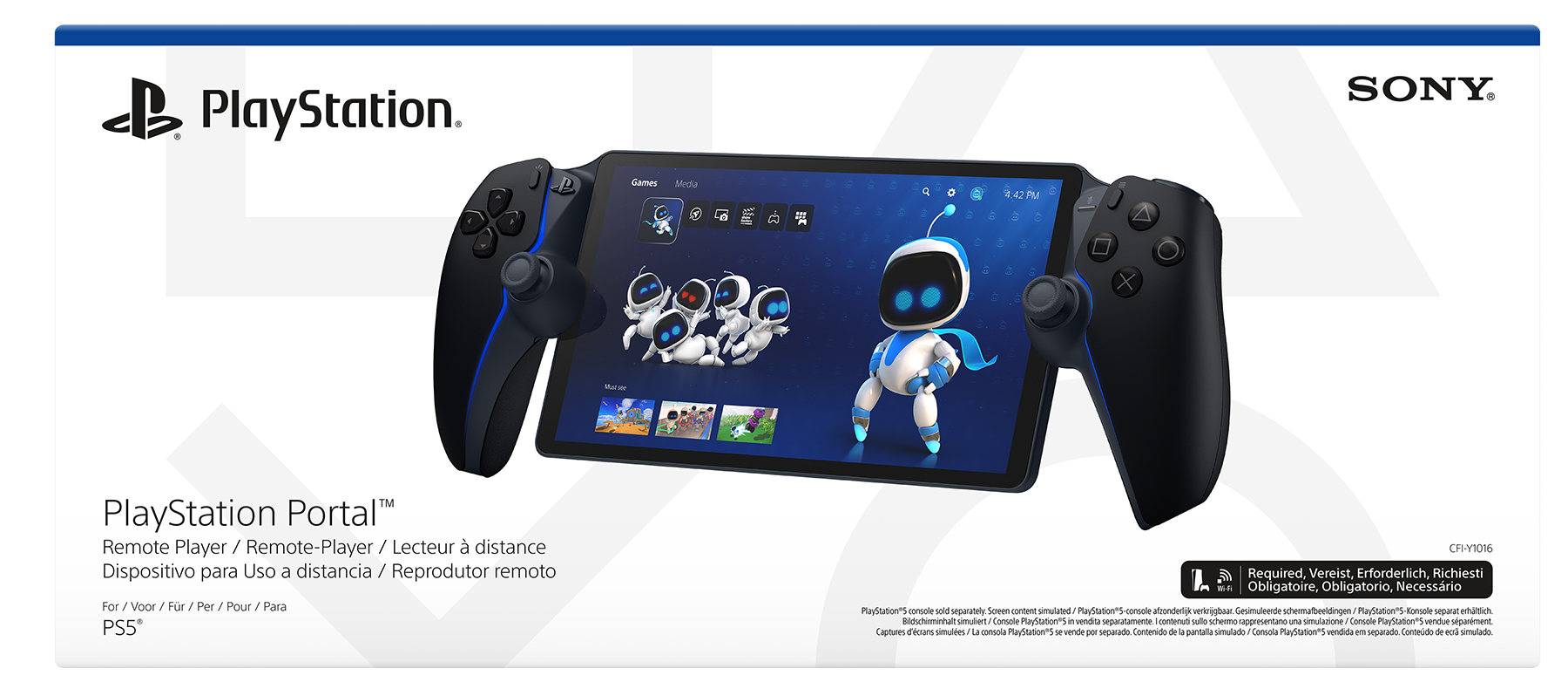 פלייסטיישן נייד -  PlayStation™ Portal - Midnight Black - משלוח חינם