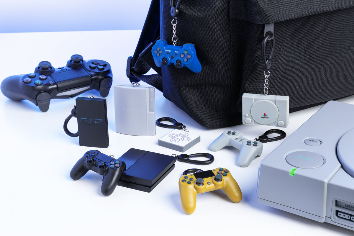 מחזיק מפתחות ותליון לתיק PlayStation