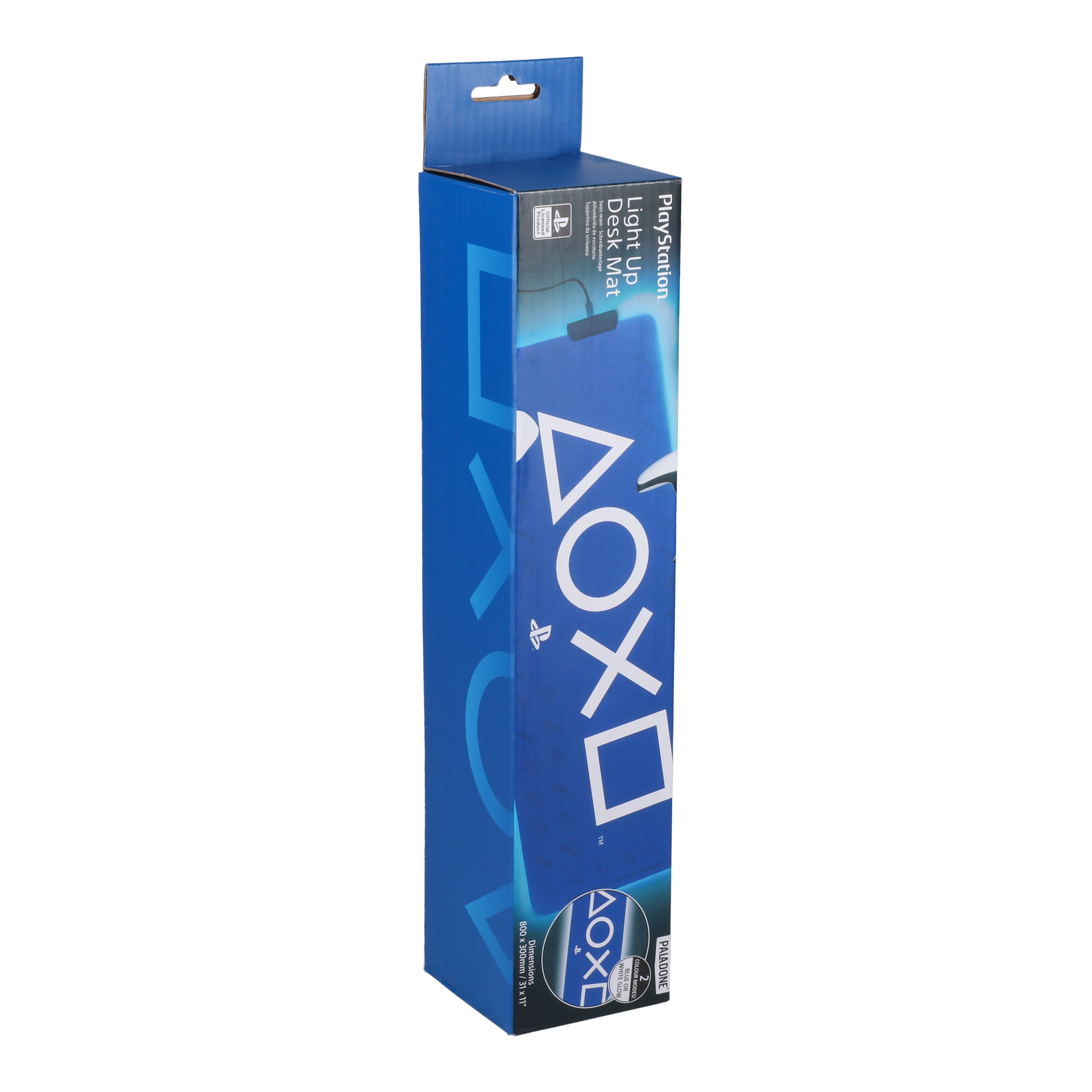 משטח לעכבר ומקלדת + תאורה ממותג  PLAYSTATION