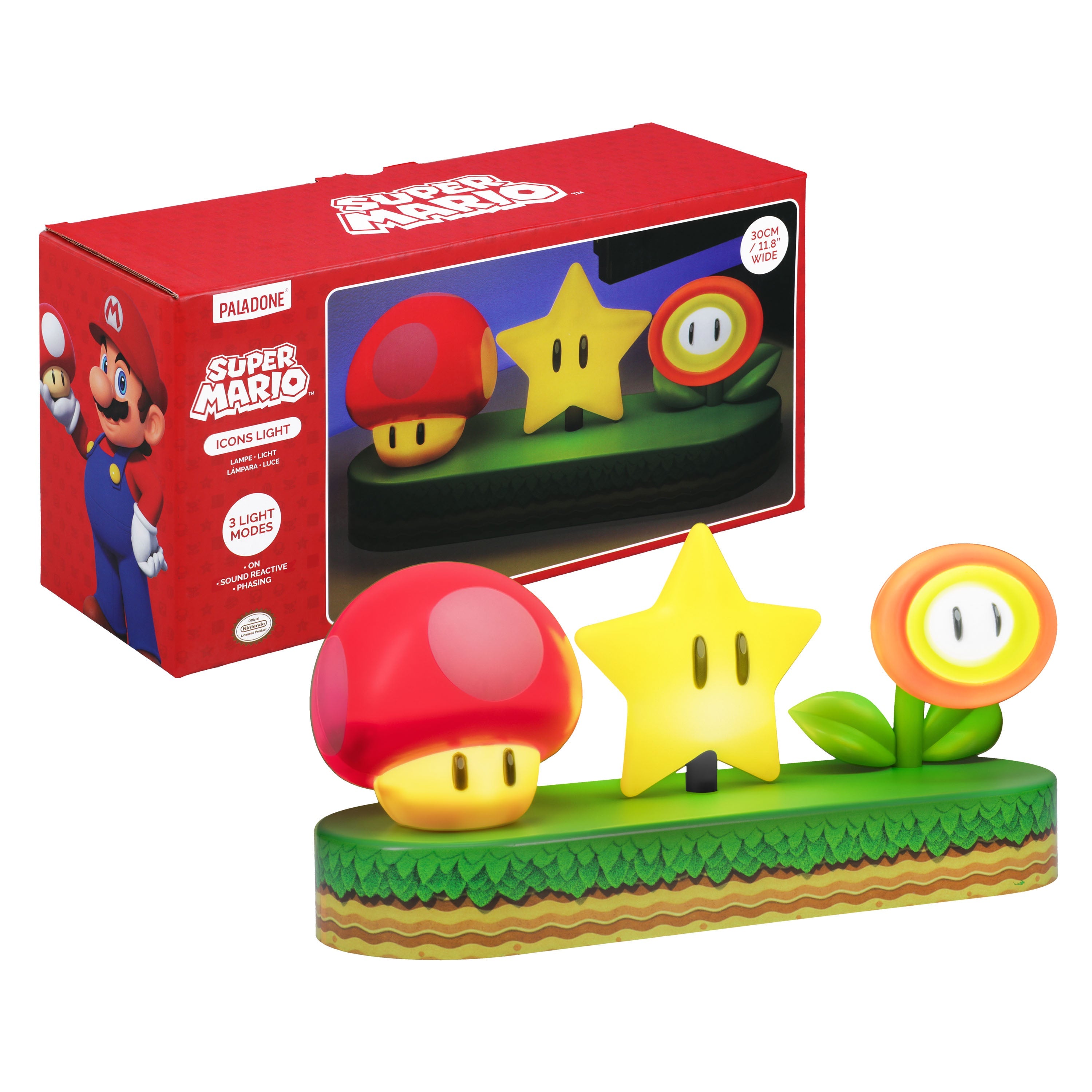 תאורה של 3 דמויות SUPER MARIO
