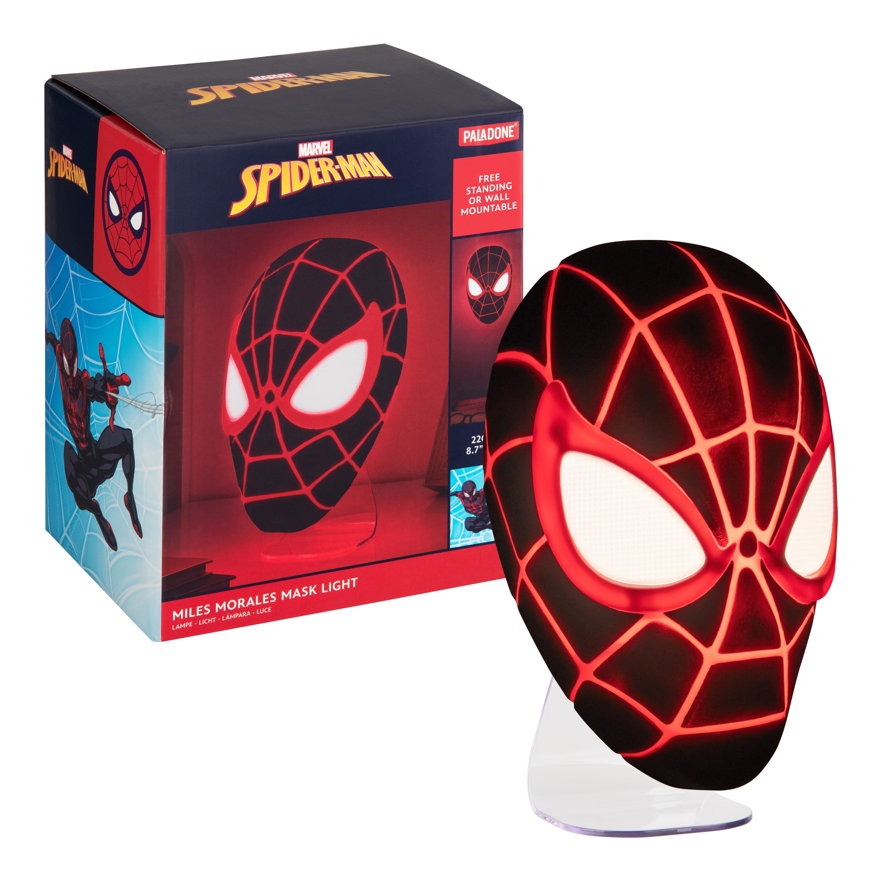 מנורת "מסיכה" לתלייה מעוצבת ספיידרמן Miles Morales