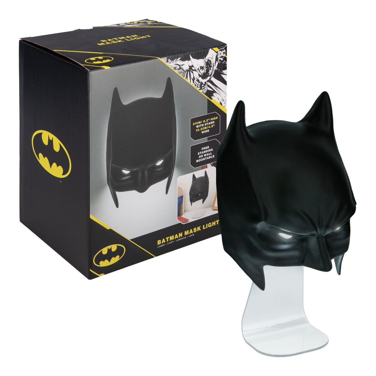 מנורה בצורת מסכת BATMAN