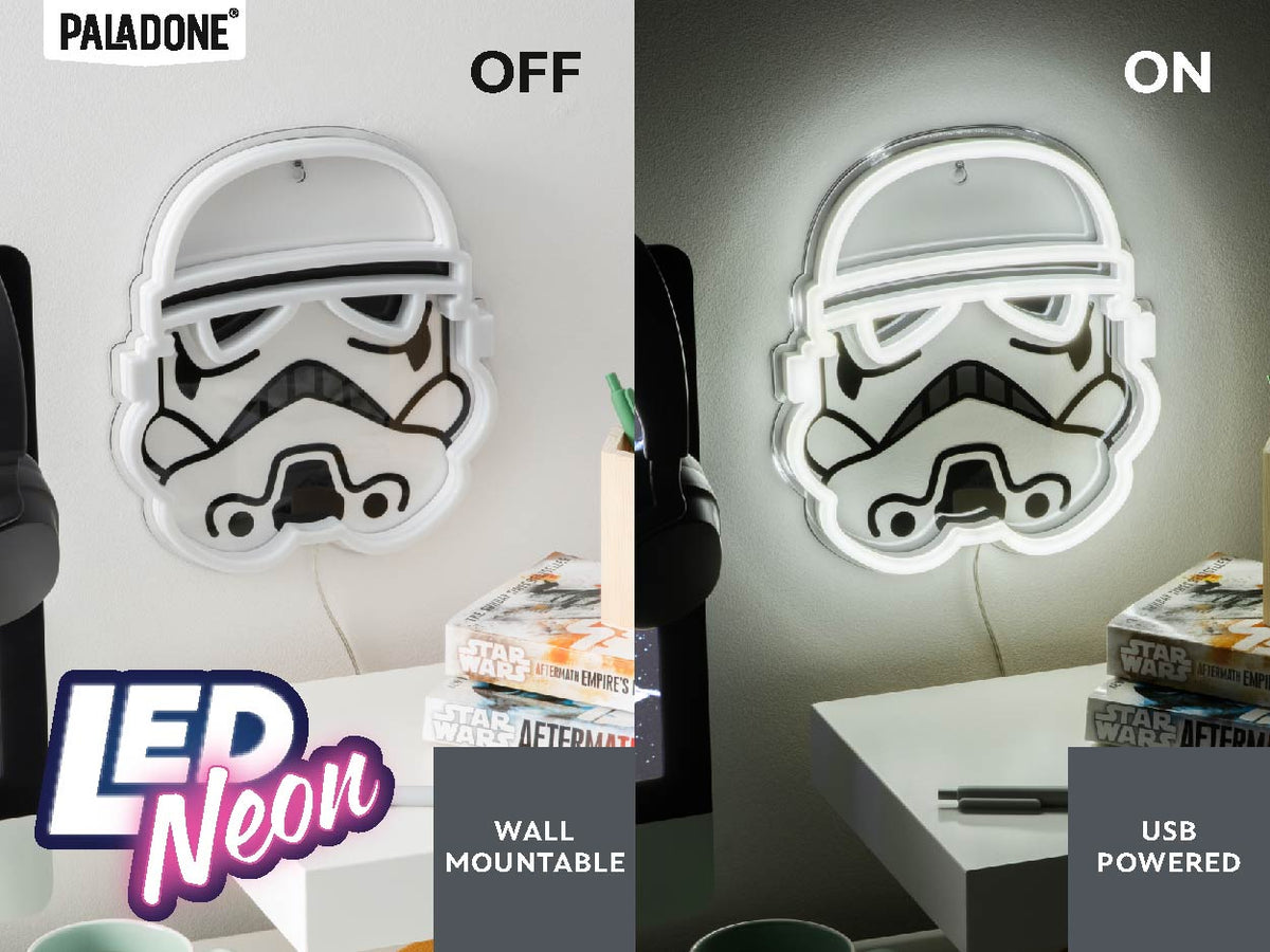 מנורת קיר ניאון LED ‏Stormtrooper