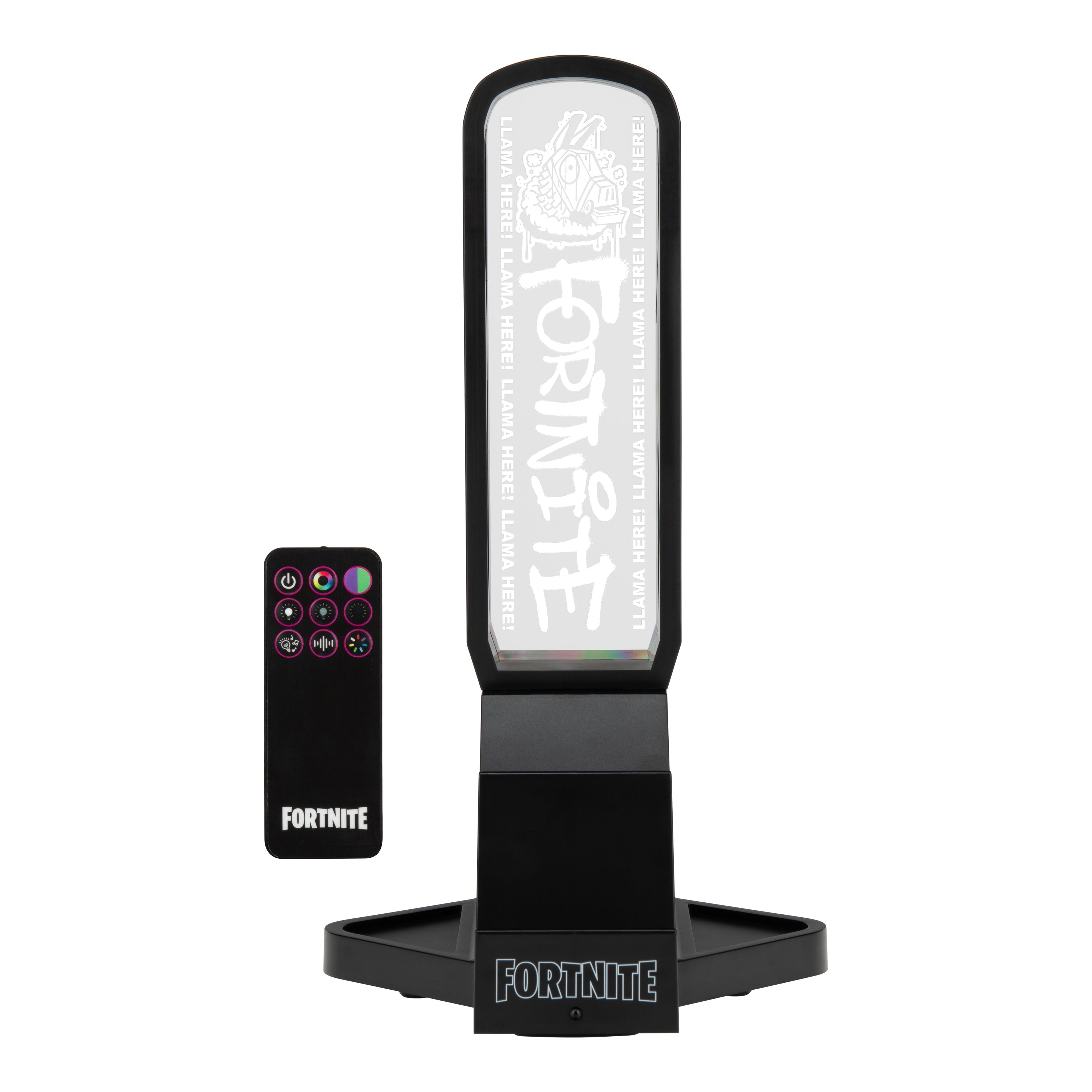 מעמד עם תאורת LED Fortnite  3 ב- 1 אוזניות סלולר עם בקר