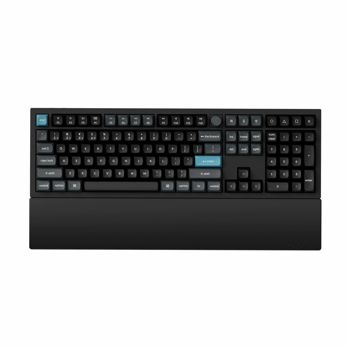 משטח תמיכה לכף היד מסיליקון -  Keychron Palm Rest