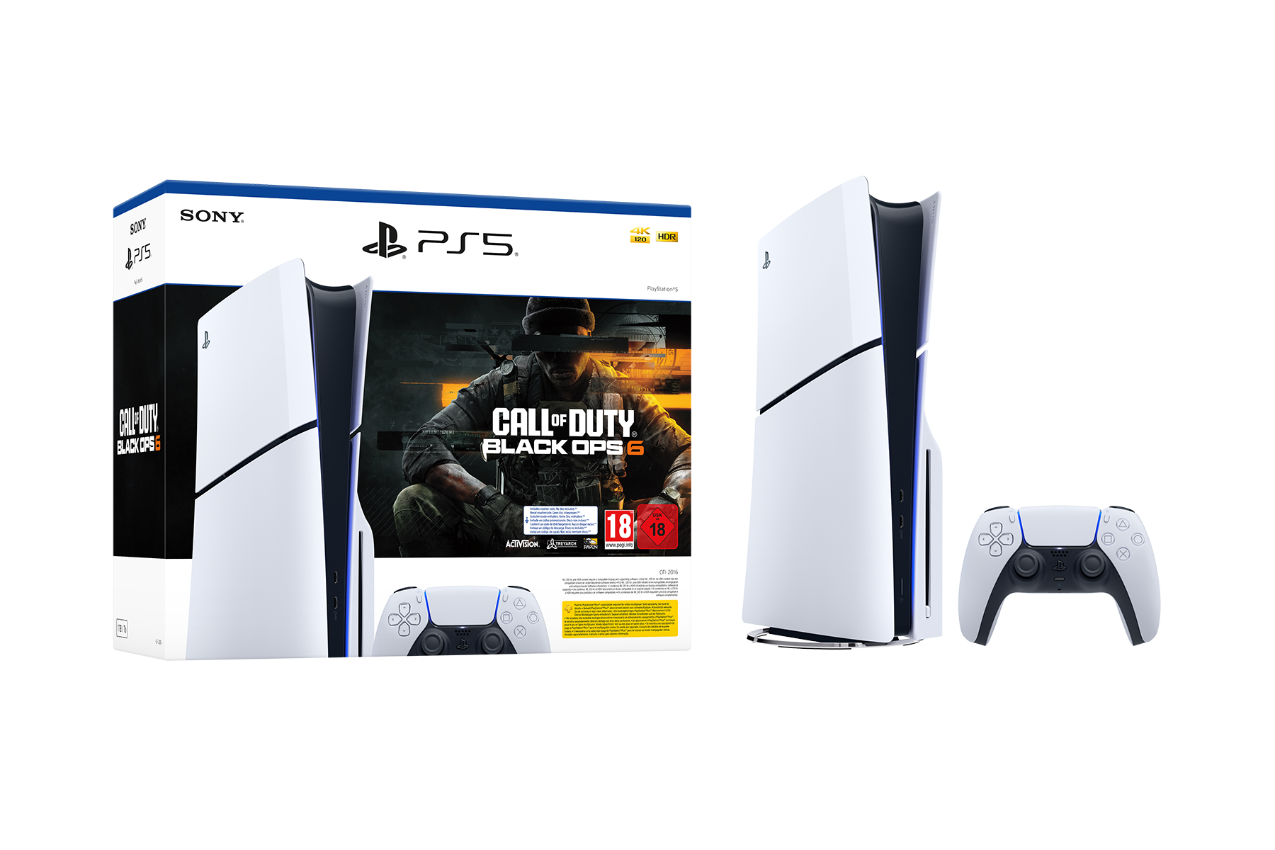 PlayStation®5  - קונסולה בלו-ריי + קוד למשחק  Call of Duty®: Black Ops 6