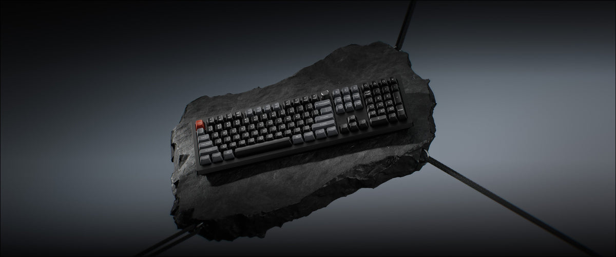 Keychron V6 Ultra 8K מקלדת אלחוטית מכנית בהתאמה אישית בגודל מלא (100%) עם קצב דגימה 8000Hz