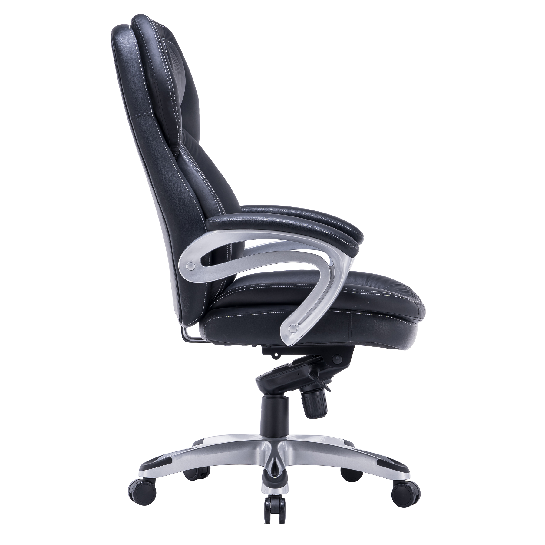 כיסא משרד מנהלים מפואר DLX דגם AMBASSADOR GPDRC-AMB שחור צד