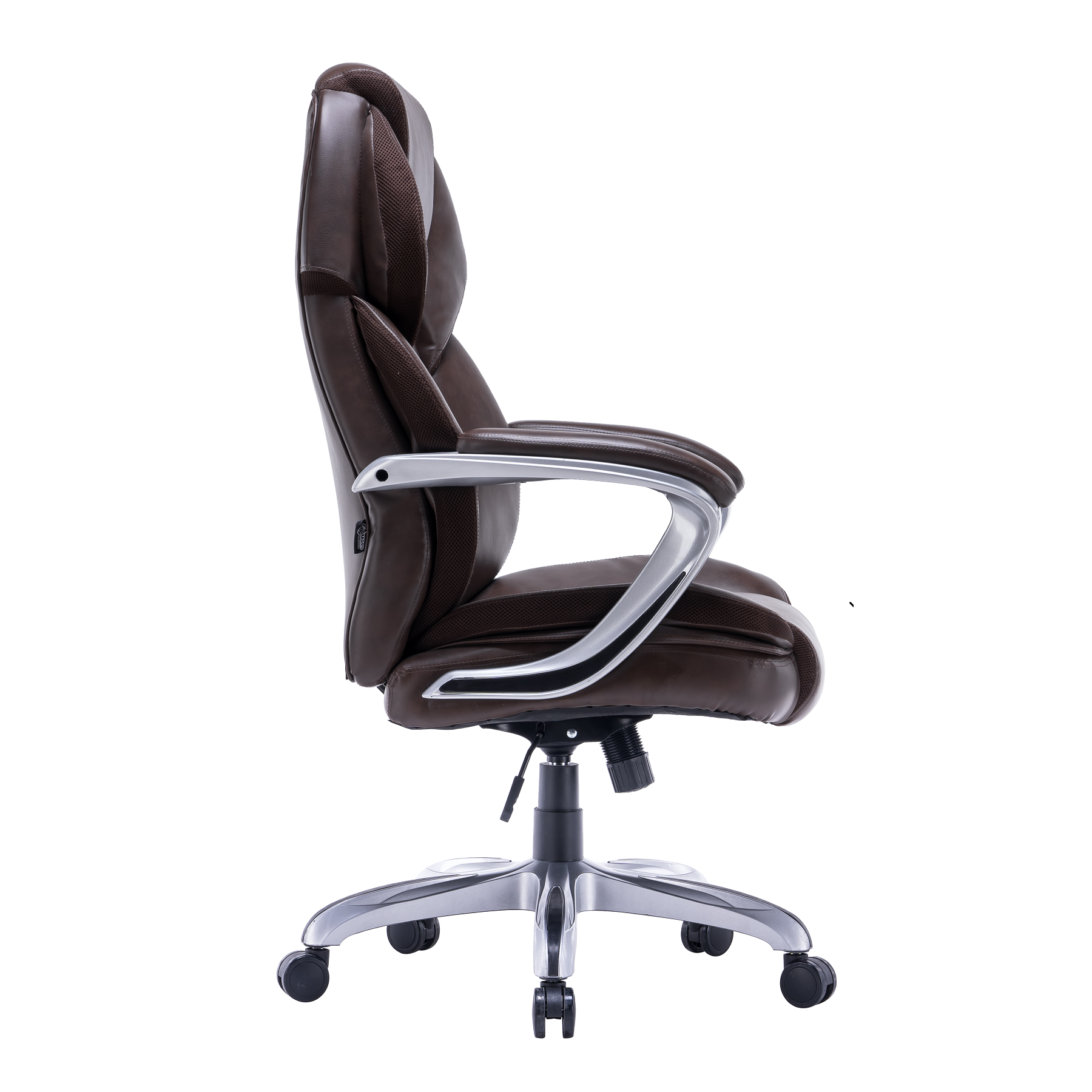 כיסא מנהל מפואר דגם GPDRC-BOS חום צד