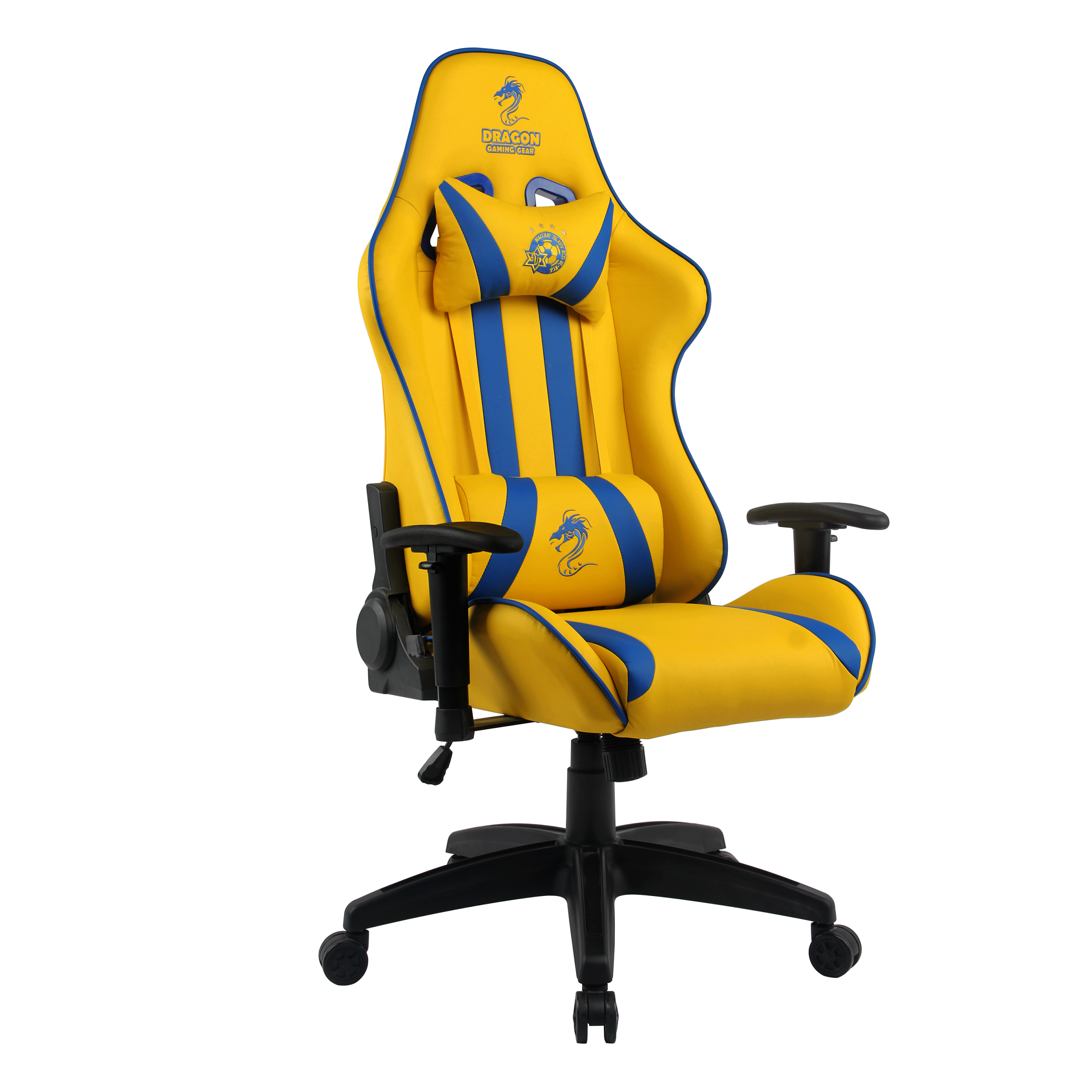 כיסא גיימינג צהוב כחול מכבי תל אביב GPDRC-OLY-MAC