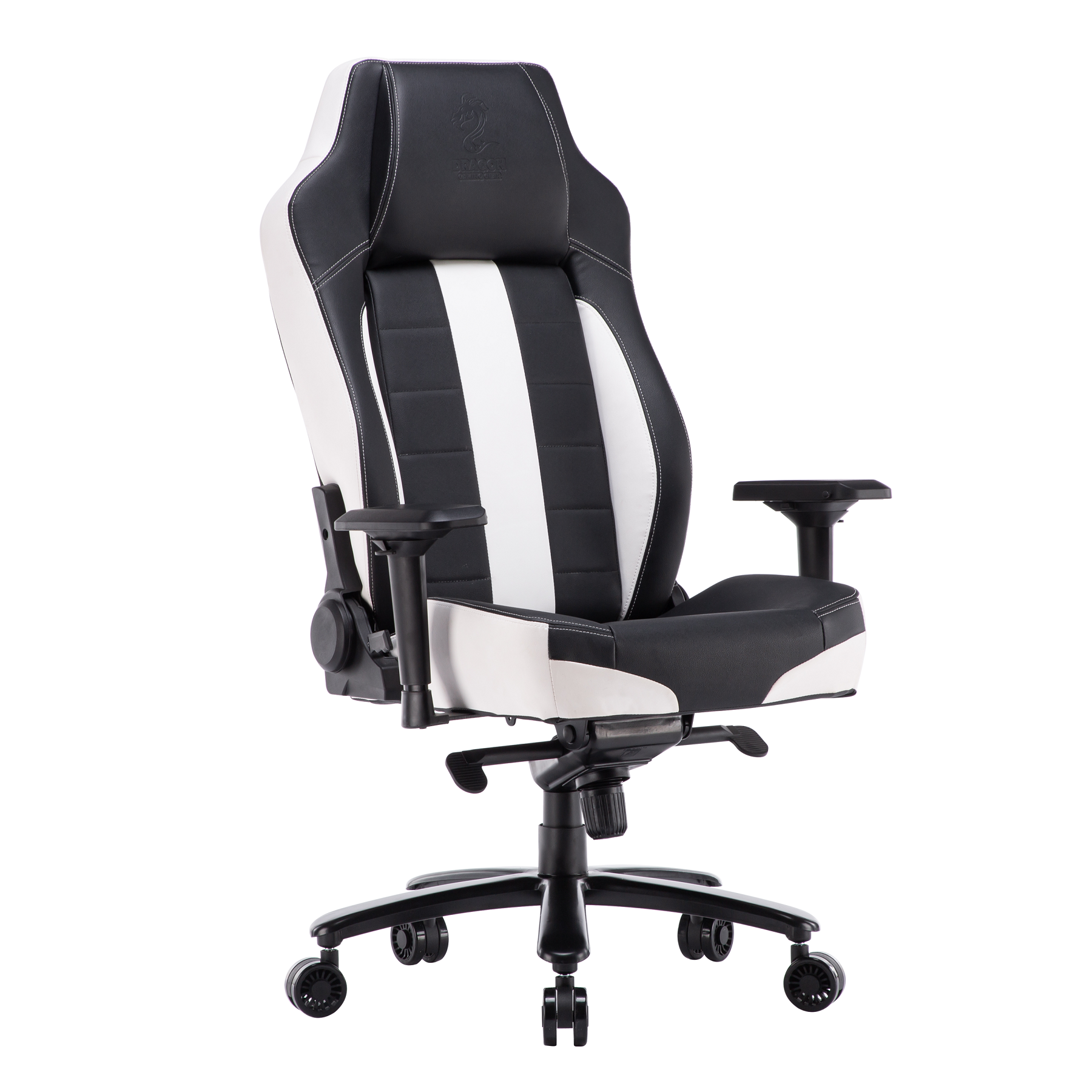 כיסא גיימינג SUPER TANKER GPDRC-SUP שחור לבן