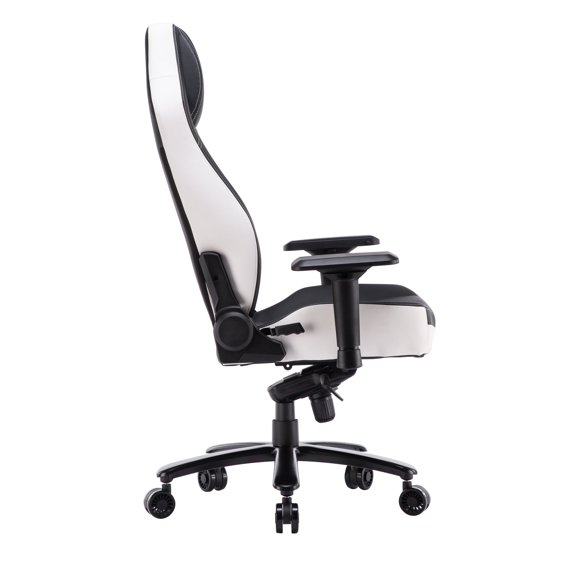 כיסא גיימינג SUPER TANKER GPDRC-SUP שחור לבן צד