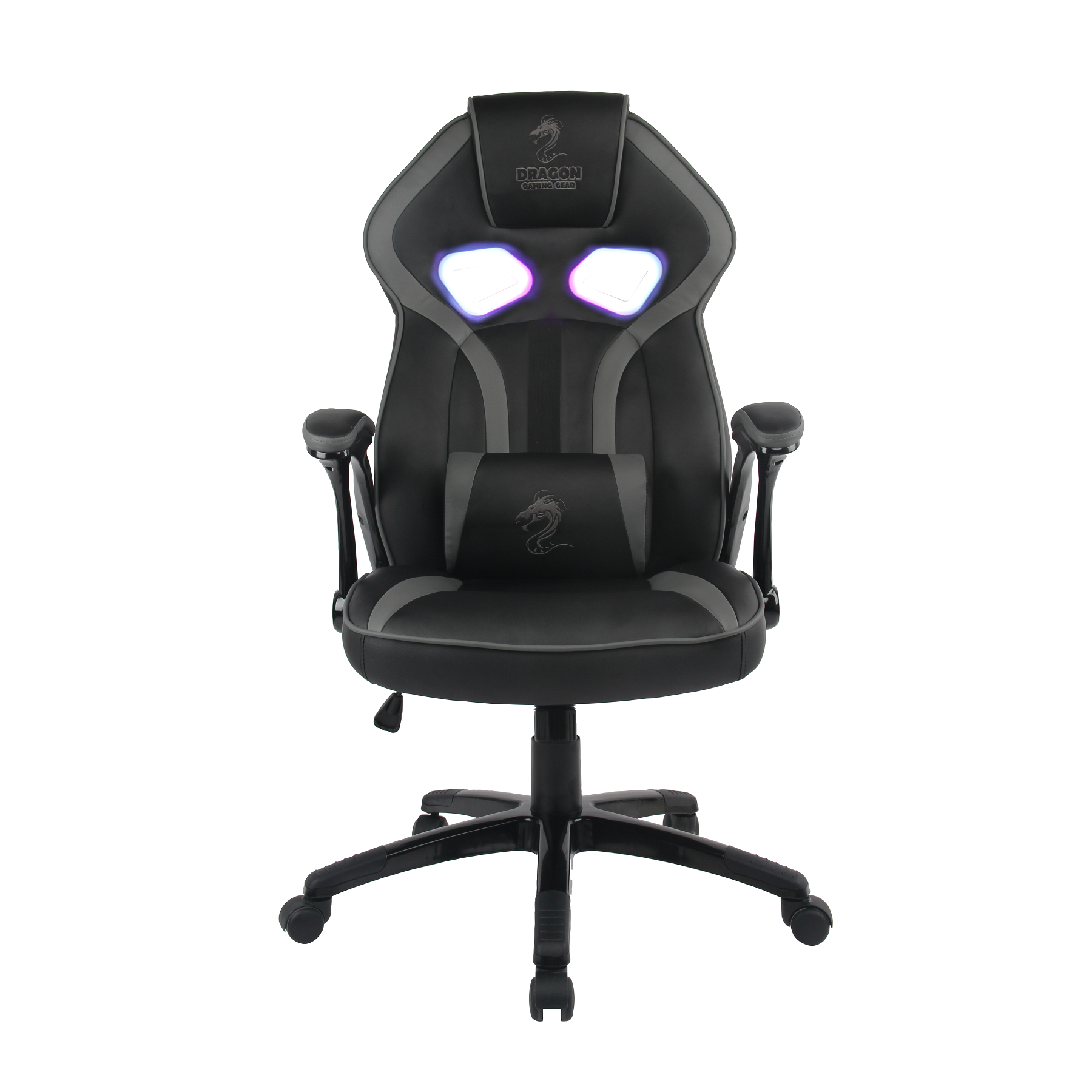 כיסא גיימינג Ultra Eye כולל תאורת LED GPDRC-ULTEYE שחור אפור