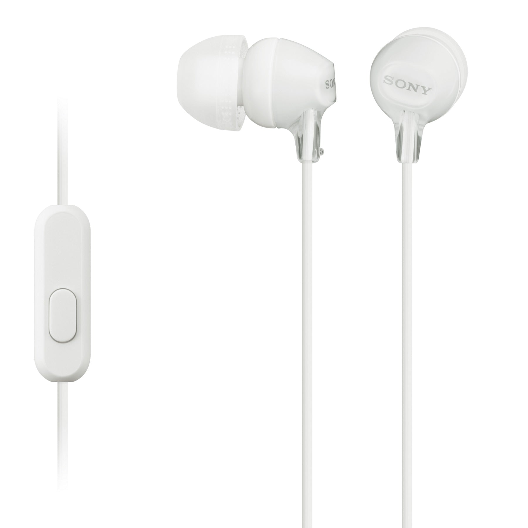 אוזניות לבנות SONY MDR-EX15AP