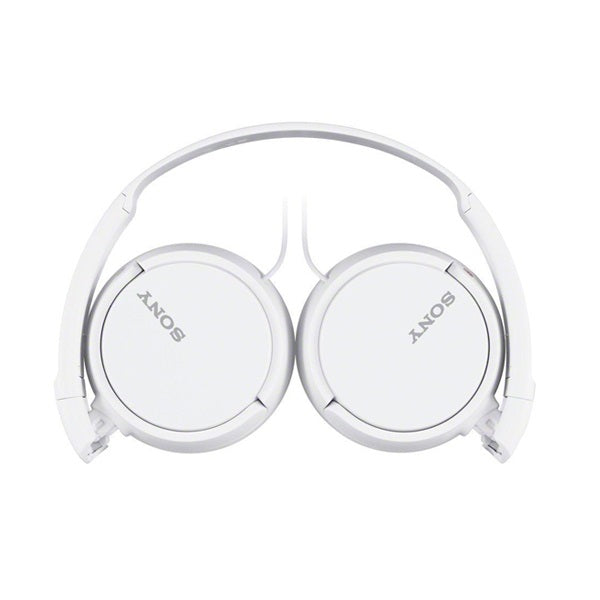 אוזניות דינמיות מרופדות MDR-ZX110 SONY לבנות