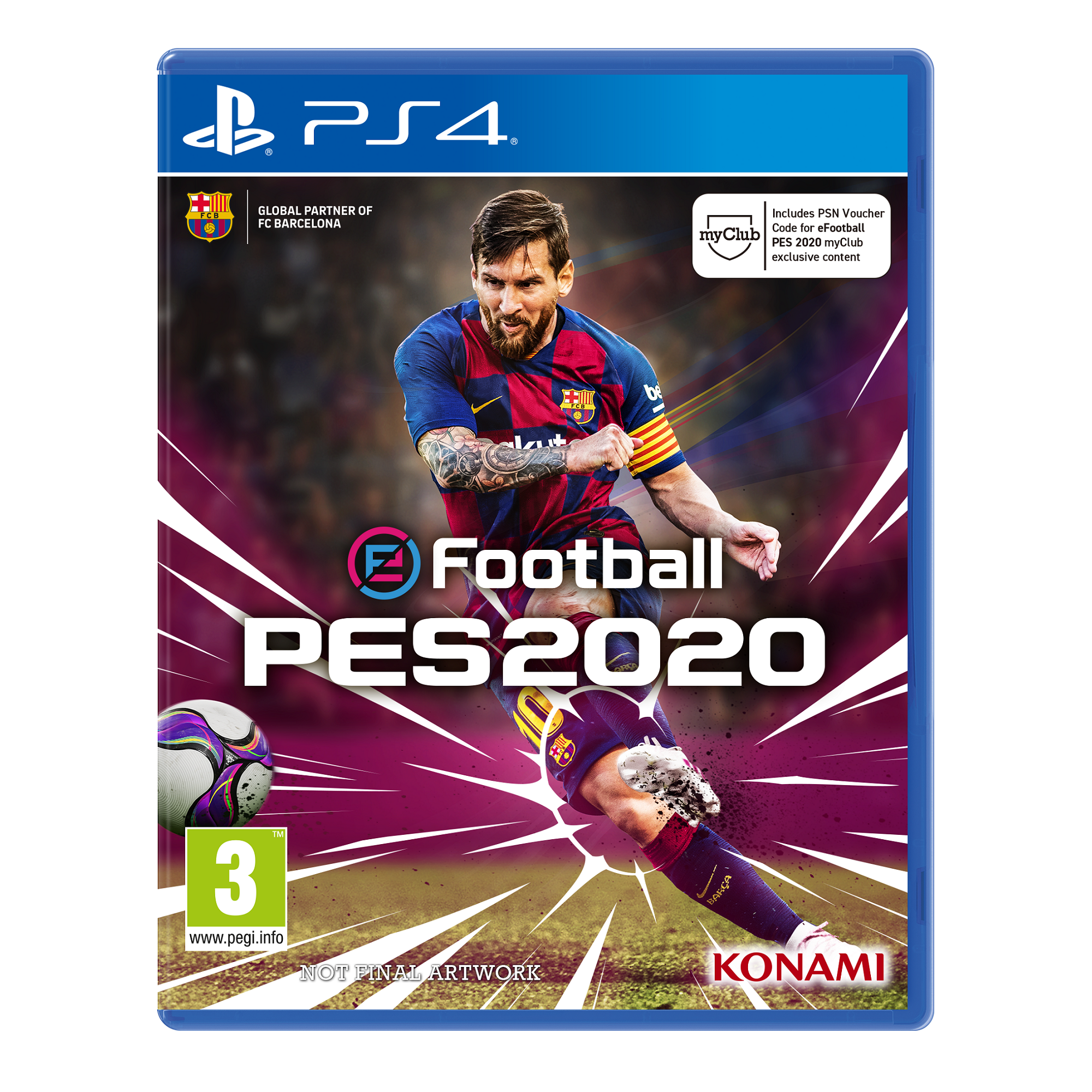 D Pes PES 2020 - PS4