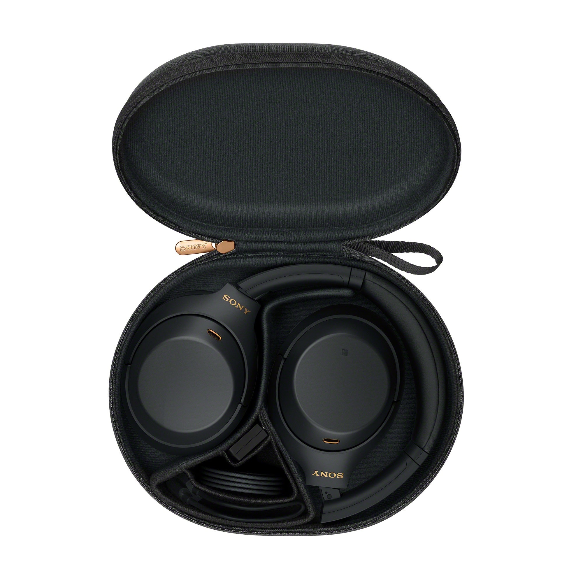 אוזניות קשת אלחוטיות מבטלות רעשים WH-1000XM4 BLACK SONY